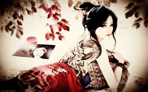 Japanese Tattoo Wallpapers Wallpaper Cave