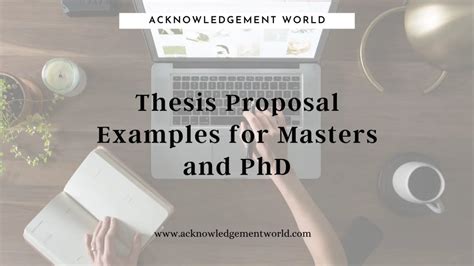 10 Thesis Proposal Examples For Masters And Phds Acknowledgement World