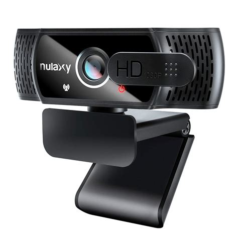 Nulaxy C900 Webcam With Microphone And Privacy Cover 1080p Hd Streaming