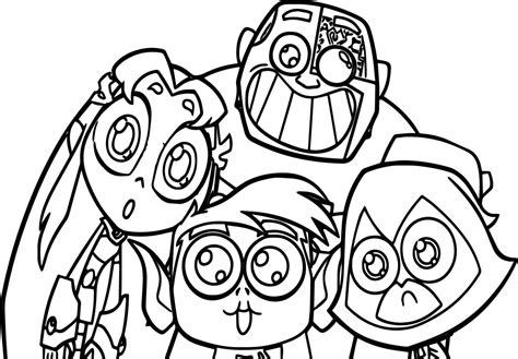 Teen Titans Coloring Page Coloring Page For Kids Coloring Home