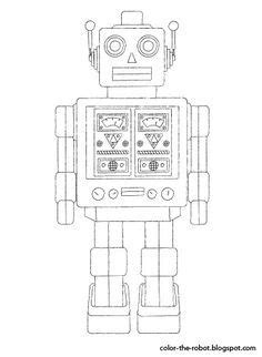 55 best Robot Coloring Pages images on Pinterest | Robot ...