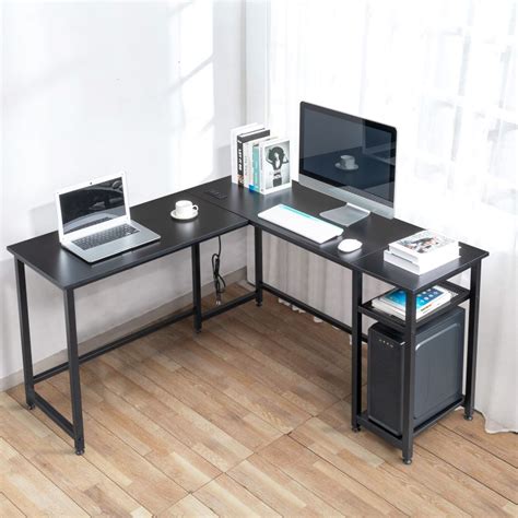 Ktaxon L Shaped Computer Desk Corner Desk Laptop Study Table Desk For
