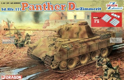 Panther Ausfd Wzimmerit Coating Plastic Model Tank Kit 135
