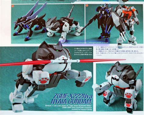 GUNDAM GUY 1 144 ZGMF X222Nya Nyaia Gundam Custom Build Box Art