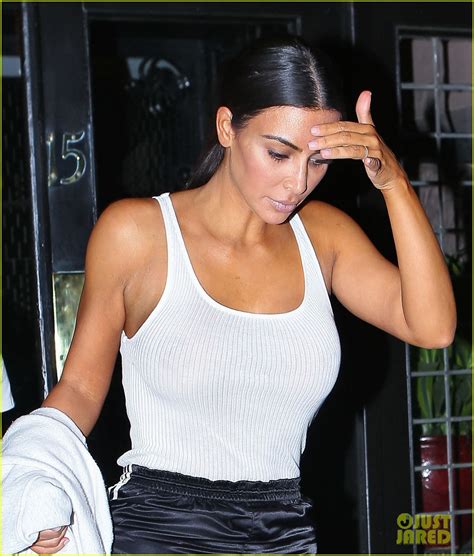 Photo Kim Kardashian Goes Braless In See Through Top 15 Photo