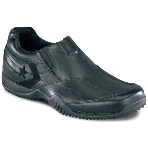 Work shoes and boots designed with athletic performance technologies for the perfect blend of comfort & safety. Converse Slip Resistant Slip On Work Shoes - Lehigh Safety ...