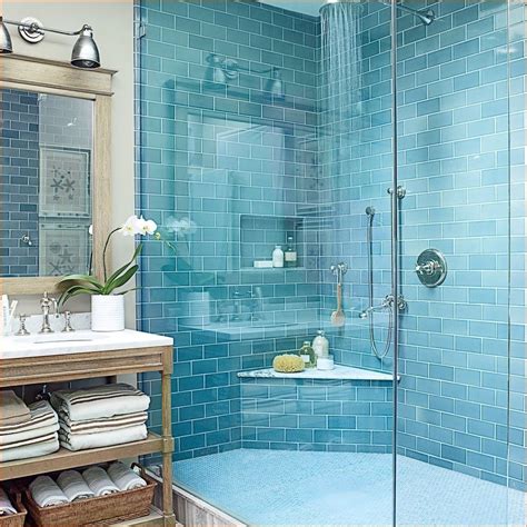 White Coastal Bathroom Remodel Walk In Showers Craft And Home Ideas