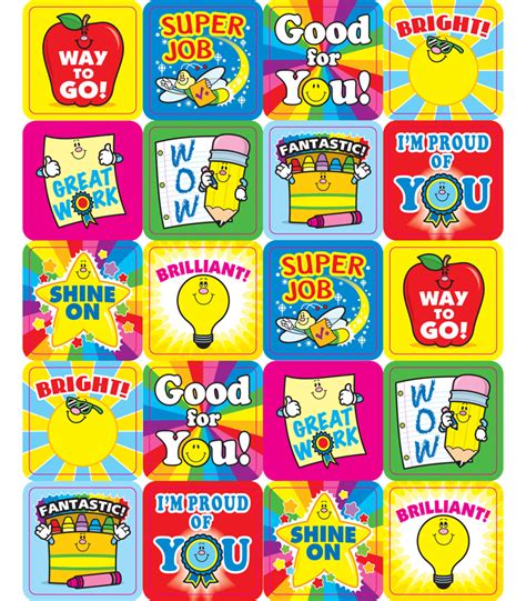 Winning Words Motivational Stickers Teachers Bazaar