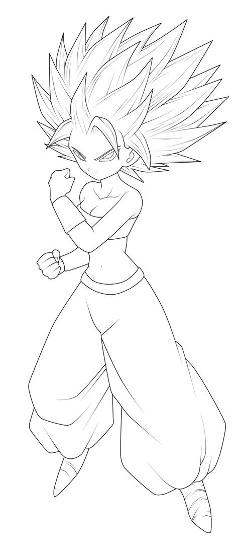 Should you get a drawing tablet, maybe and ipad maybe surface pro. Caulifla Super Saiyan 2 - Lineart by ChronoFz on DeviantArt