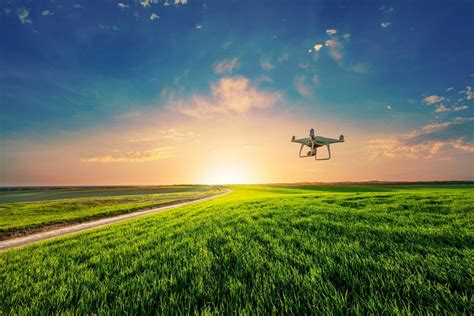 Drone Flying Over Farm Fields Lenovo Storyhub