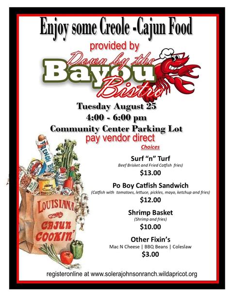 Solera Johnson Ranch Food Truck Bayou Bistro August 25