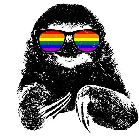 Gay Sloth Lgbtq Blank Template Imgflip