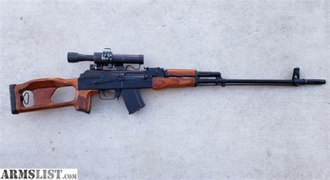 Armslist For Saletrade Romanian Ak47 Sniper Rifle Trade For 556 Ammo