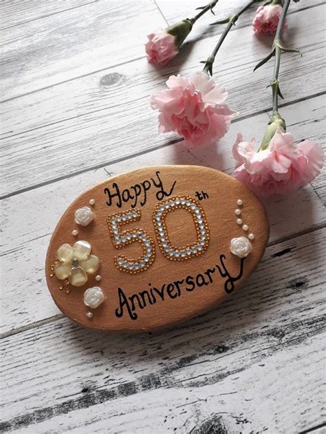 50th anniversary is a milestone to achieve for any married couple. 50th Golden wedding anniversary gift, 50th wedding ...