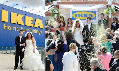 We had a small child, everything was happening. Australian couple get married in IKEA, saying the homeware ...
