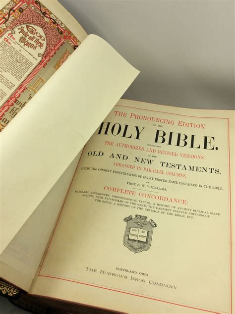 The Pronouncing Edition Of The Holy Bible Containing The Authorized