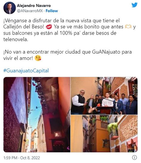¡que Vuelva El Amor Alcalde Reabre El Callejón Del Beso En Guanajuato