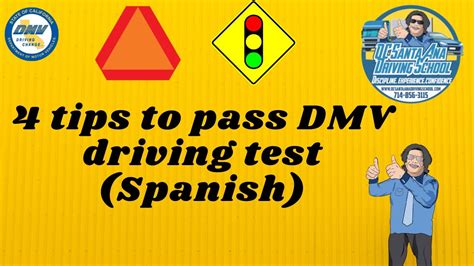 4 tips to pass dmv driving test spanish youtube