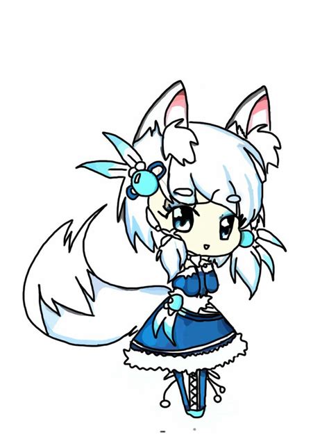 The core idea of drawing a chibi was to portray individual characteristics in a funny way, which is exactly why there are no rules for drawing the chibi's hair. My chibi anime wolf girl | Elizabeth | Pinterest | Anime ...