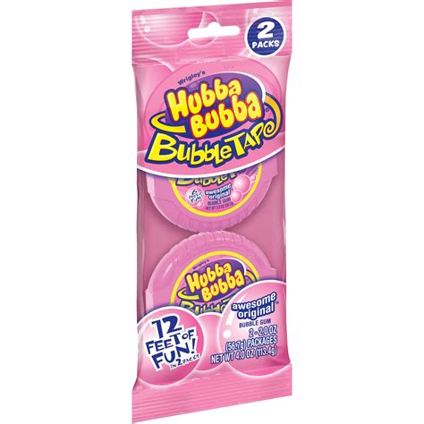 Hubba Bubba Bubble Tape 2ct Chewing Gum Facts Bubbles Bubble Gum