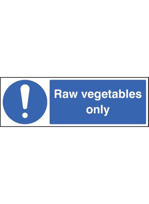Raw Vegetables Only