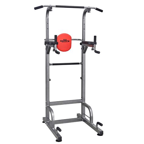 Buy RELIFE REBUILD YOUR LIFE Power Tower Workout Dip Station for Home