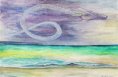Cyprus Sea Dragon Painting By Beth Seilonen Pixels