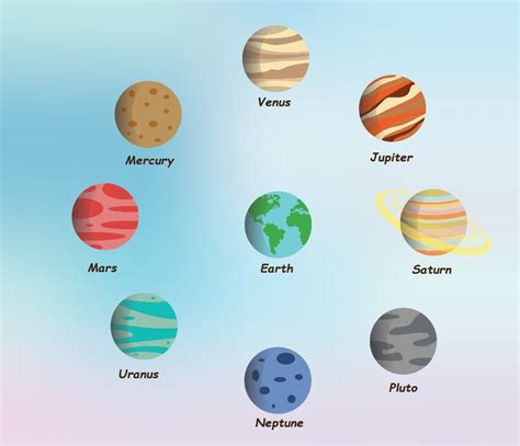 Solar System Planets SVG Silhouette Cricut Design DXF EPS | Etsy