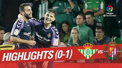There's probably slightly more onus on real valladolid to chase the win but they've struggled to kill games off and a point each looks a more likely outcome and it. Resumen de Real Betis vs Real Valladolid (0-1) - YouTube