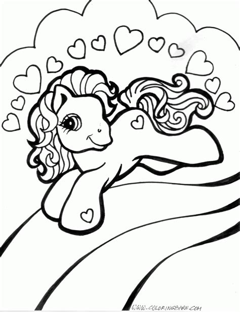 pony classic coloring pages   pony coloring pages coloringpagescom