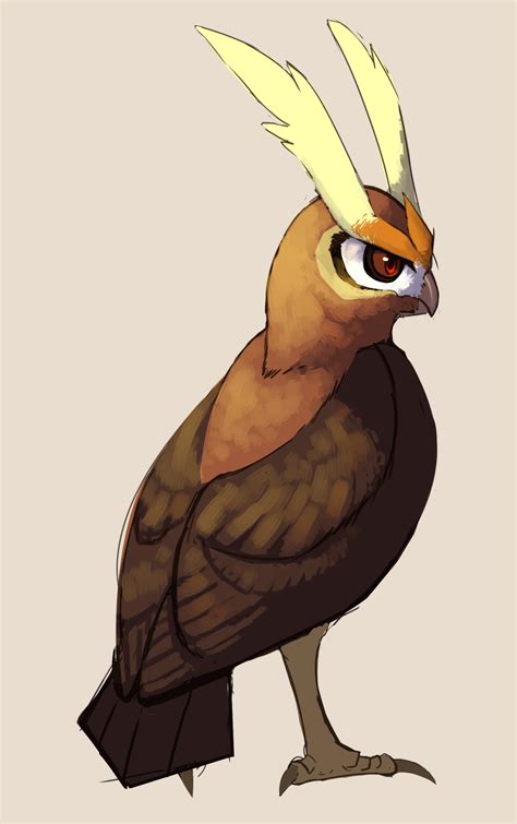 My Hoothoot Finally Evolved In Our Pokemon Ymedron S Art