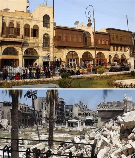 22 Heartbreaking Before And After Images Showing How War Destroyed The