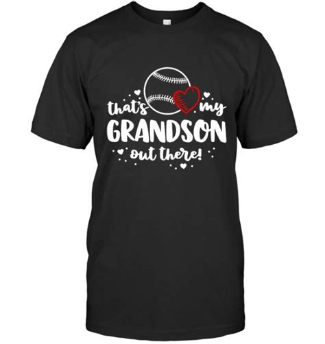 Baseball Grandma Shirt T Thats My Grandson Out There T Shirt
