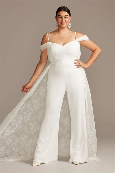 Https://tommynaija.com/wedding/jumpsuit Wedding Dress Plus Size