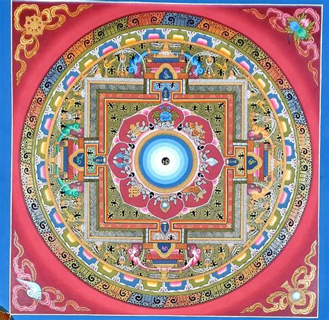 Eight Auspicious Good Luck Symbol Mandala With Images
