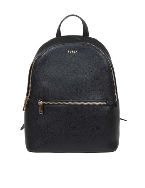 Furla Free Backpack M In Leather And Color Black Editorialist