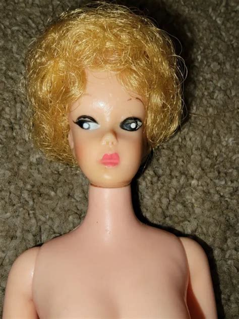 Vintage Barbie Uneeda Wendy Bild Lilli Clone Blonde Bubble Cut Wing Eyes Picclick