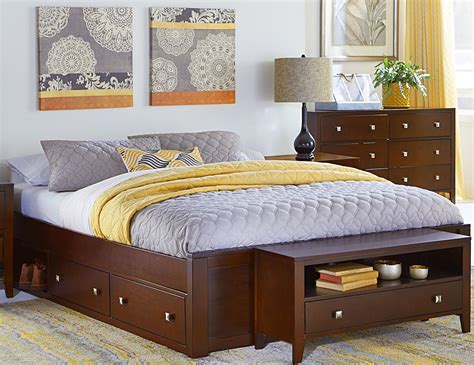 Choose your mattress size (twin, full, queen, king or california king) or order a custom size bed frame. Pulse Cherry Queen Platform Bed With Storage from NE Kids ...