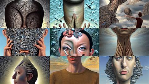 Lexica Gender Dysphoria Theme Surrealist Art In The Styles Of Igor Morski Jim Warren And