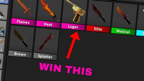 This page will help you understand what these items are and how you should probably try. Roblox MM2 Luger Godly Gun Giveaway - YouTube