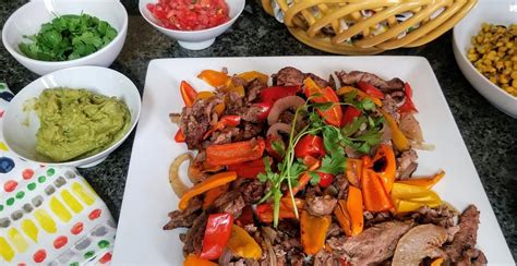 At 245 calories per serving, this hearty soup is a light and satisfying lunch. Healthy Steak Fajitas Recipe with Marinade for the Crock ...