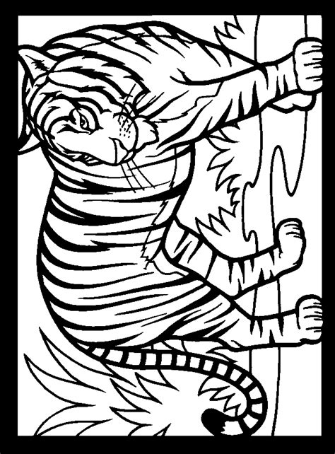 72 dessins de coloriage tigre à imprimer sur LaGuerche com Page 5