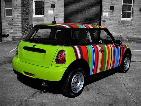 Mini Cooper Paul Smith Wrap Rear Reforma Uk