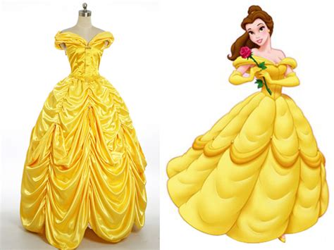 Disney Belle Beauty And The Beast Yellow Dress Lookalike