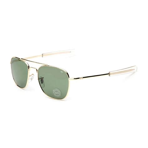 2018 New Fashion Army Military Ao Pilot Sunglasses Brand American Optical Glass Lens Sun Glasses