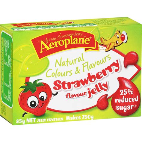 Aeroplane Jelly Strawberry Natural Colours And Flavours The