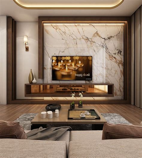 This tv unit in xglass is practical and customisable in its size and finishes. Modern Master Bedroom With Living Area - Qatar on Behance ...
