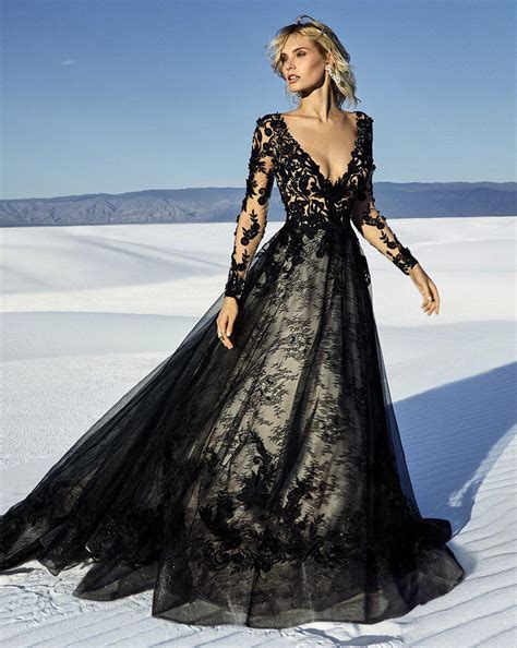 Https://wstravely.com/wedding/lace Black Wedding Dress