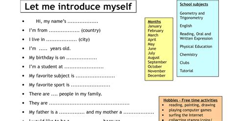 How to introduce yourself in person vs on paper. English Honori Garcia: How to Introduce Yourself in English