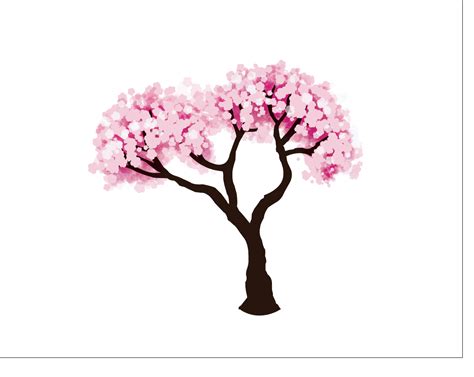 Circle yaay lets draw some cherry blossoms :d start with a large circle, this circle will be the guideline for the outer edge of the flower. Cherry Blossom Tree Drawing Easy at GetDrawings | Free ...